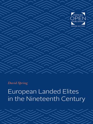 cover image of European Landed Elites in the Nineteenth Century
